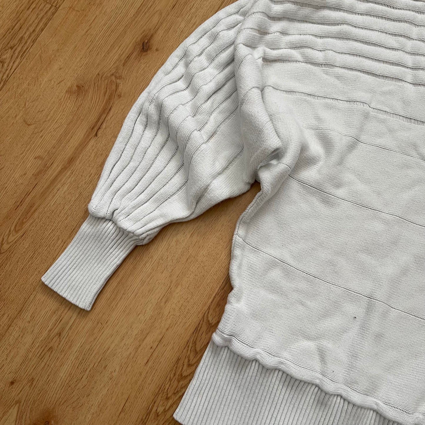 Y2K slouchy knit top (S)