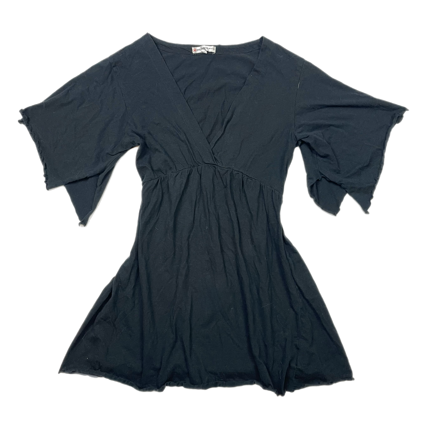 Whimsygoth babydoll flowy top (M)