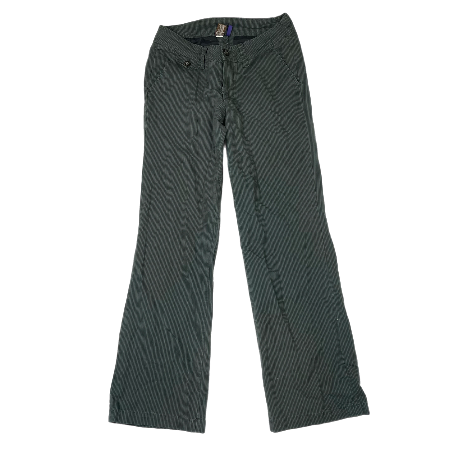 Grunge pinstripe low rise pants (29”)