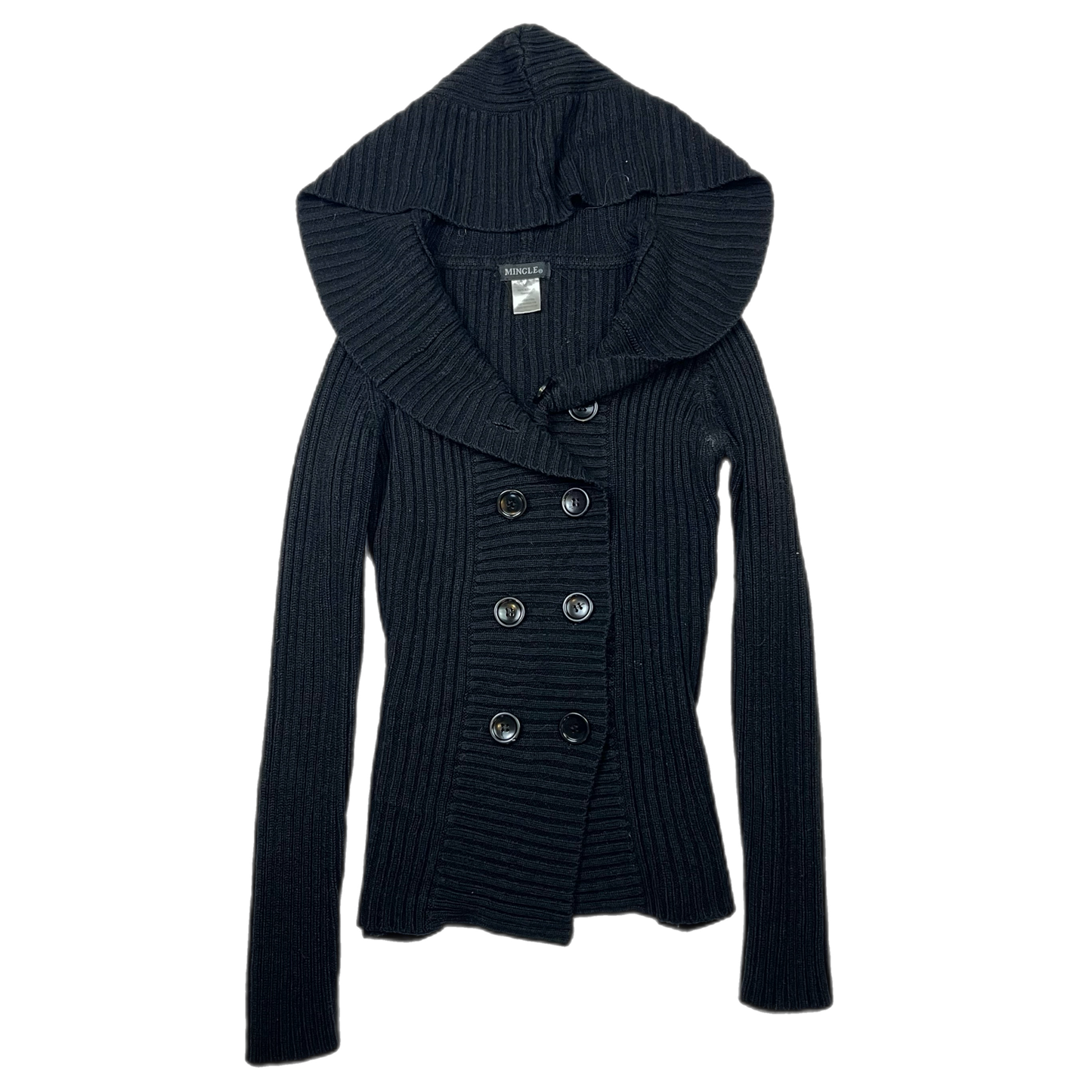 Grunge button knit cardigan (S)