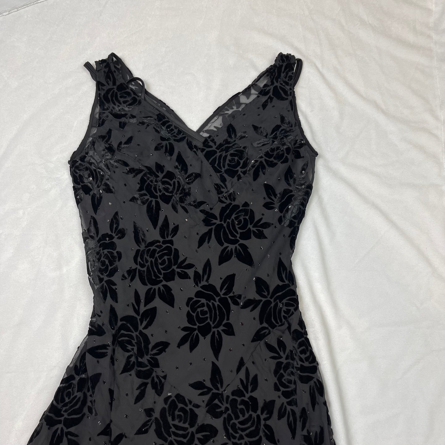 Whimsygoth floral party dress (L)