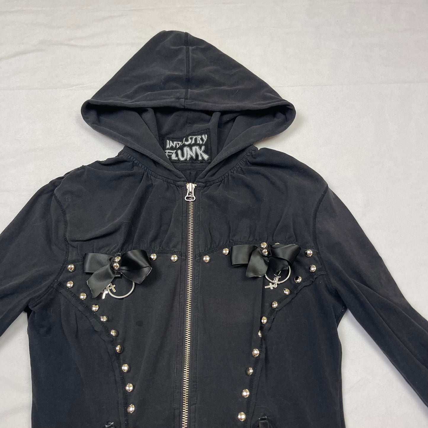 Upcycled hardware galore hoodie (S)
