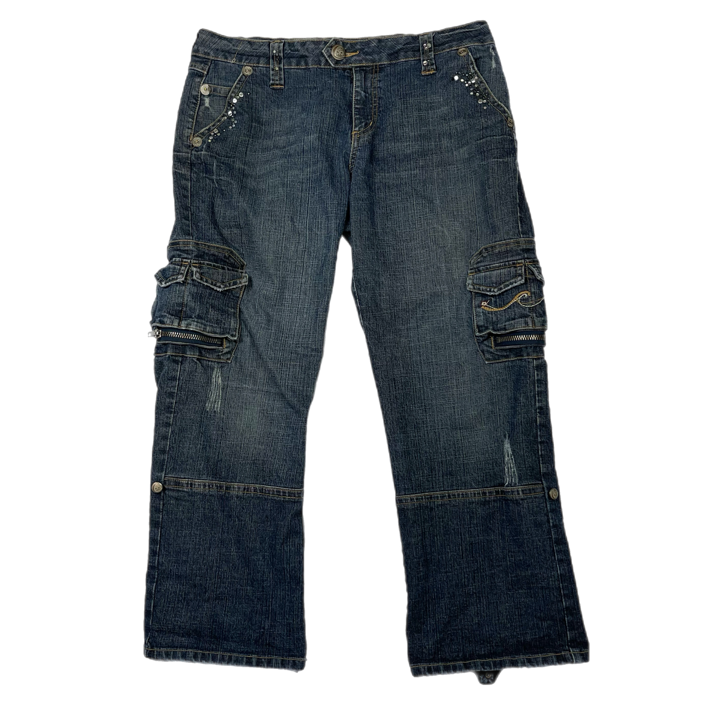Grunge cargo baggy pants (32” petite)