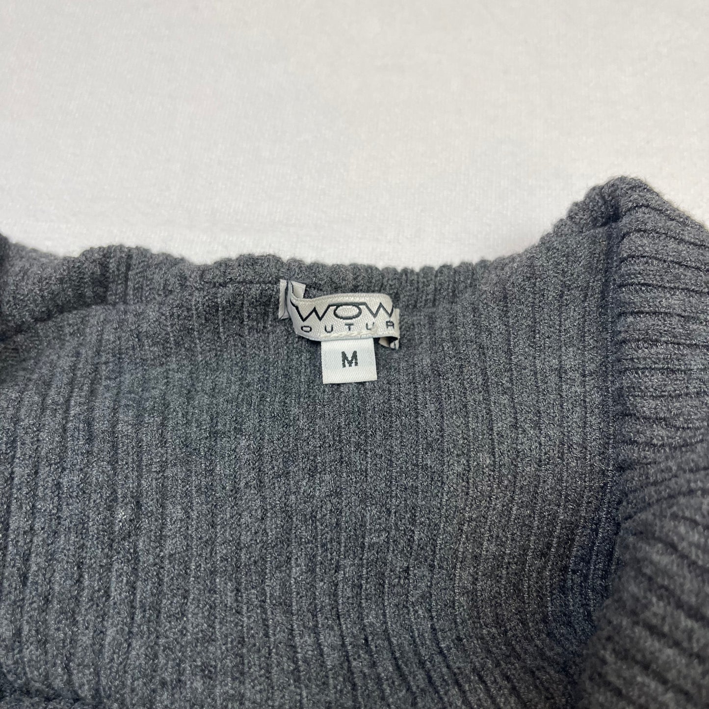 Y2K knit fold over top (M)