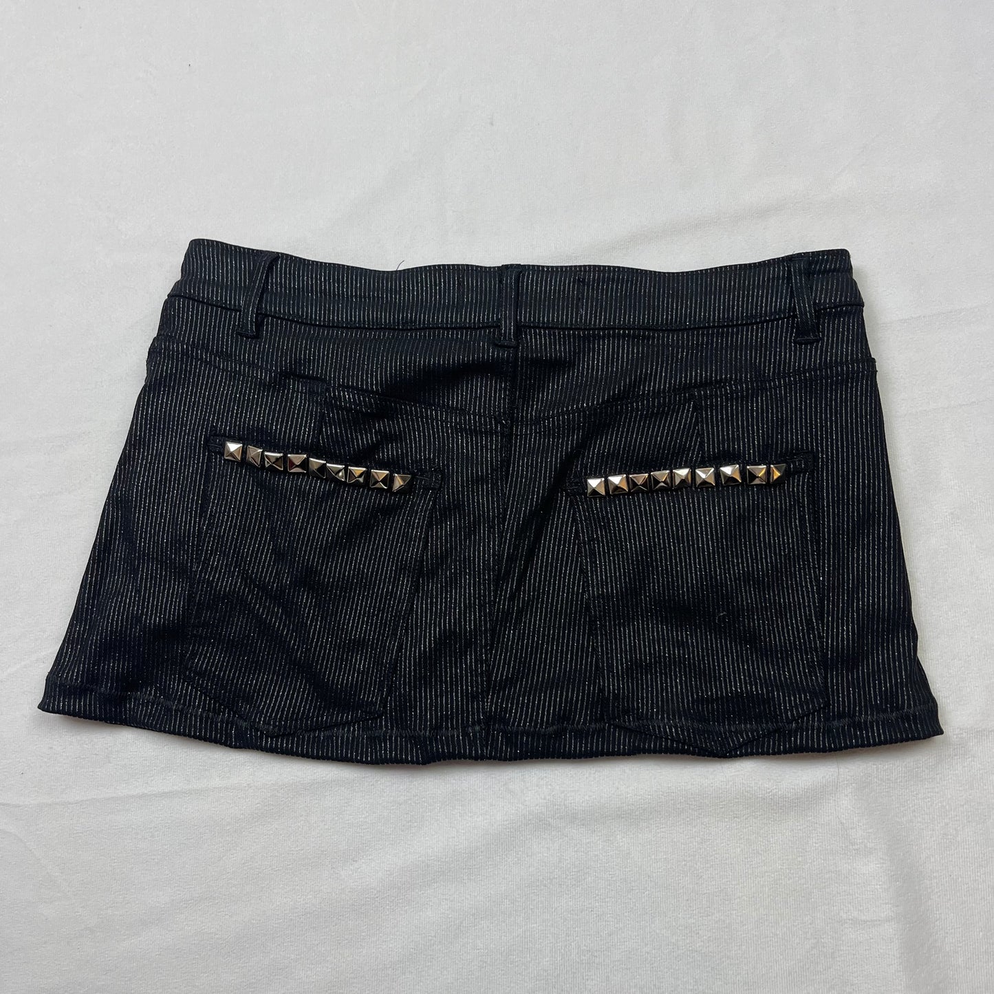 Grunge stud micro skirt (29”)
