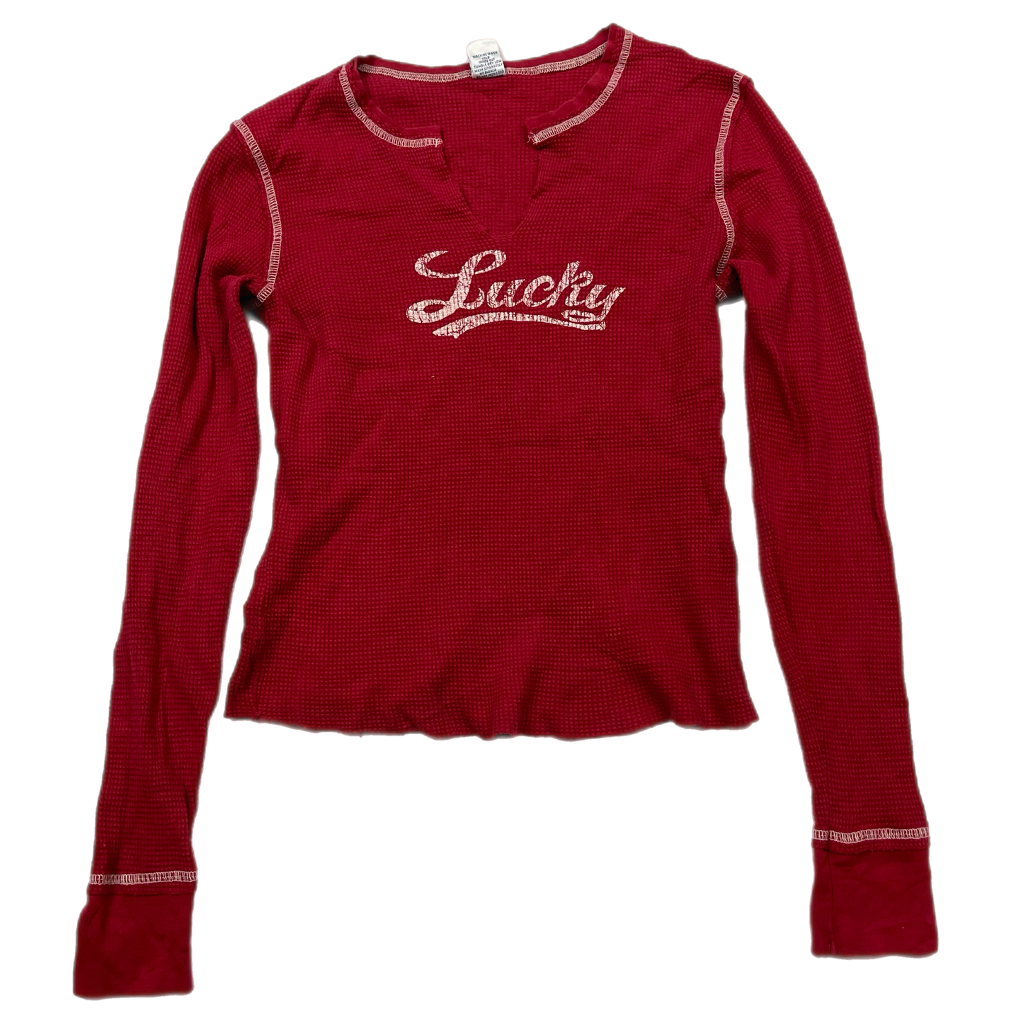 Y2K lucky brand graphic top (L)