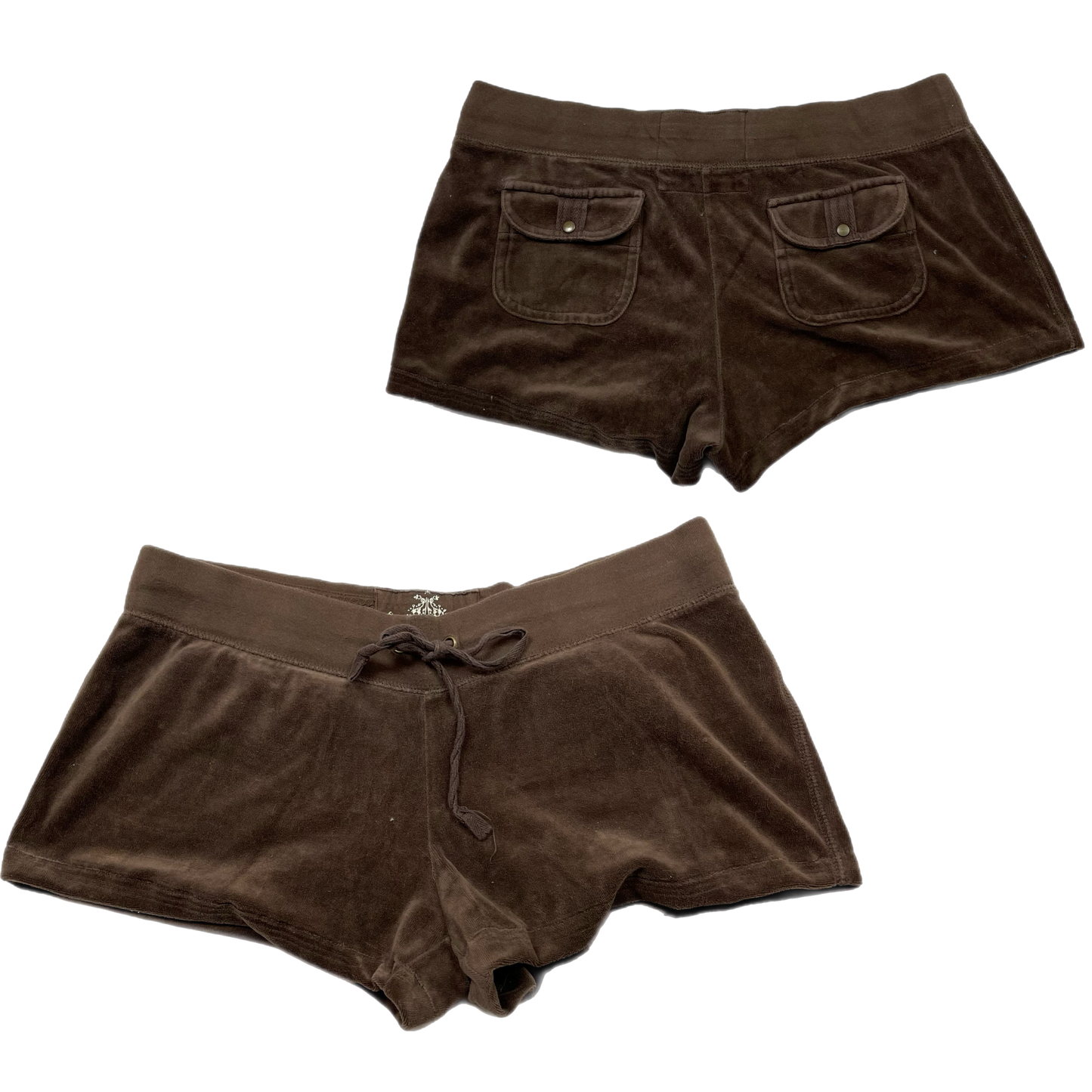 Y2K velour lounge shorts (XL)