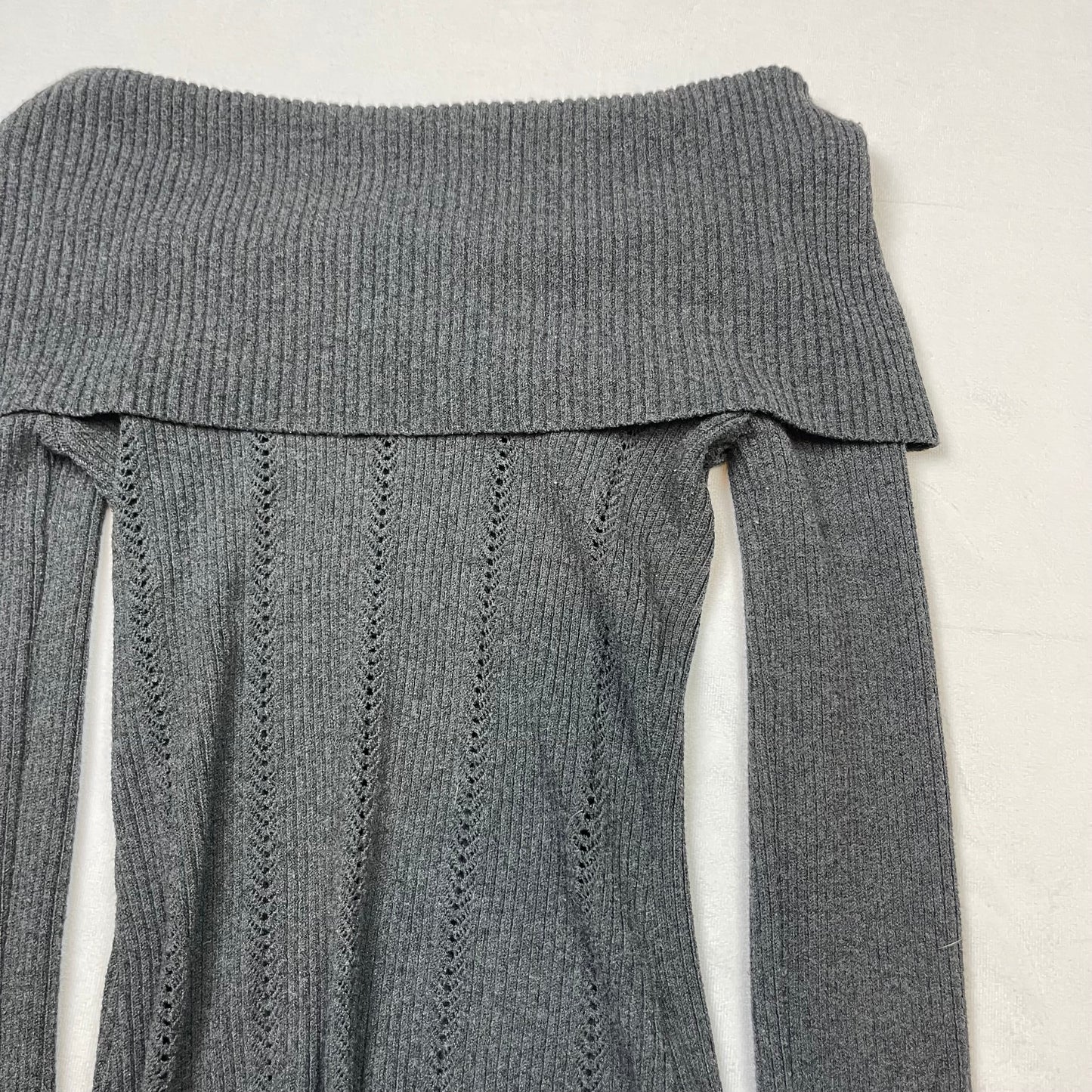 Y2K knit fold over top (M)