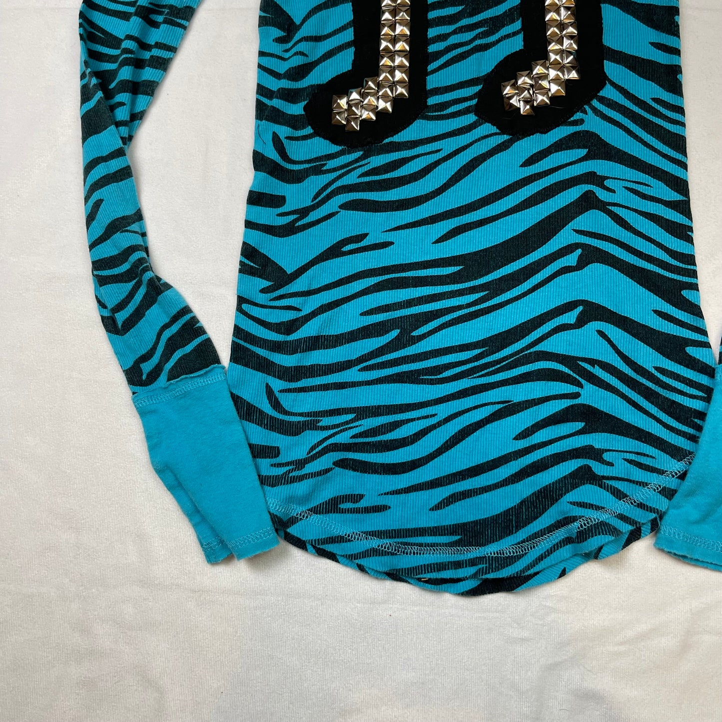 Scene upcycled music note top (S)