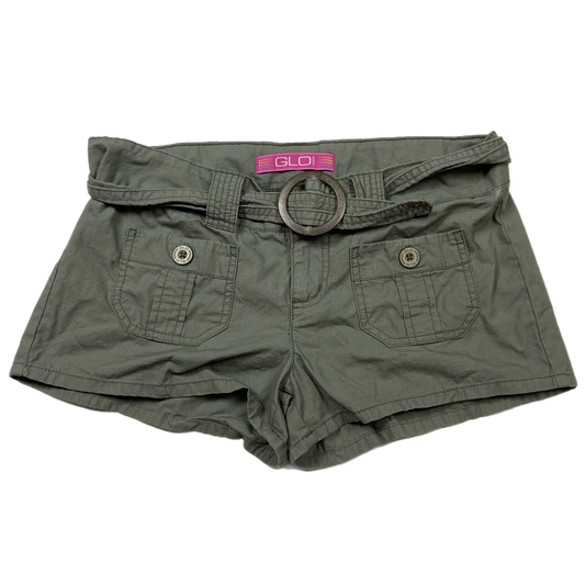 Grunge canvas o ring buckle shorts (34”)