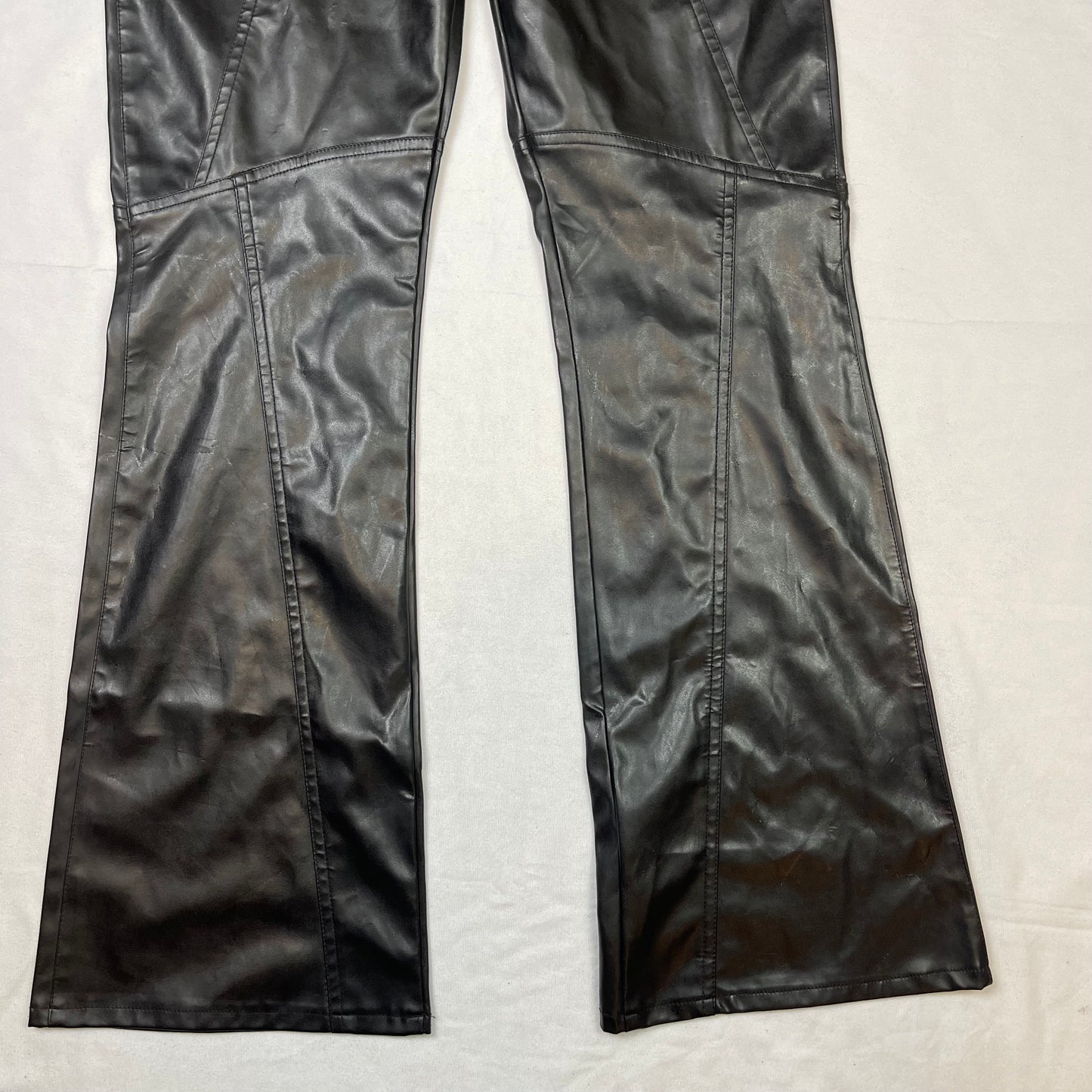 Vintage Rave pleather low rise pants (30”)