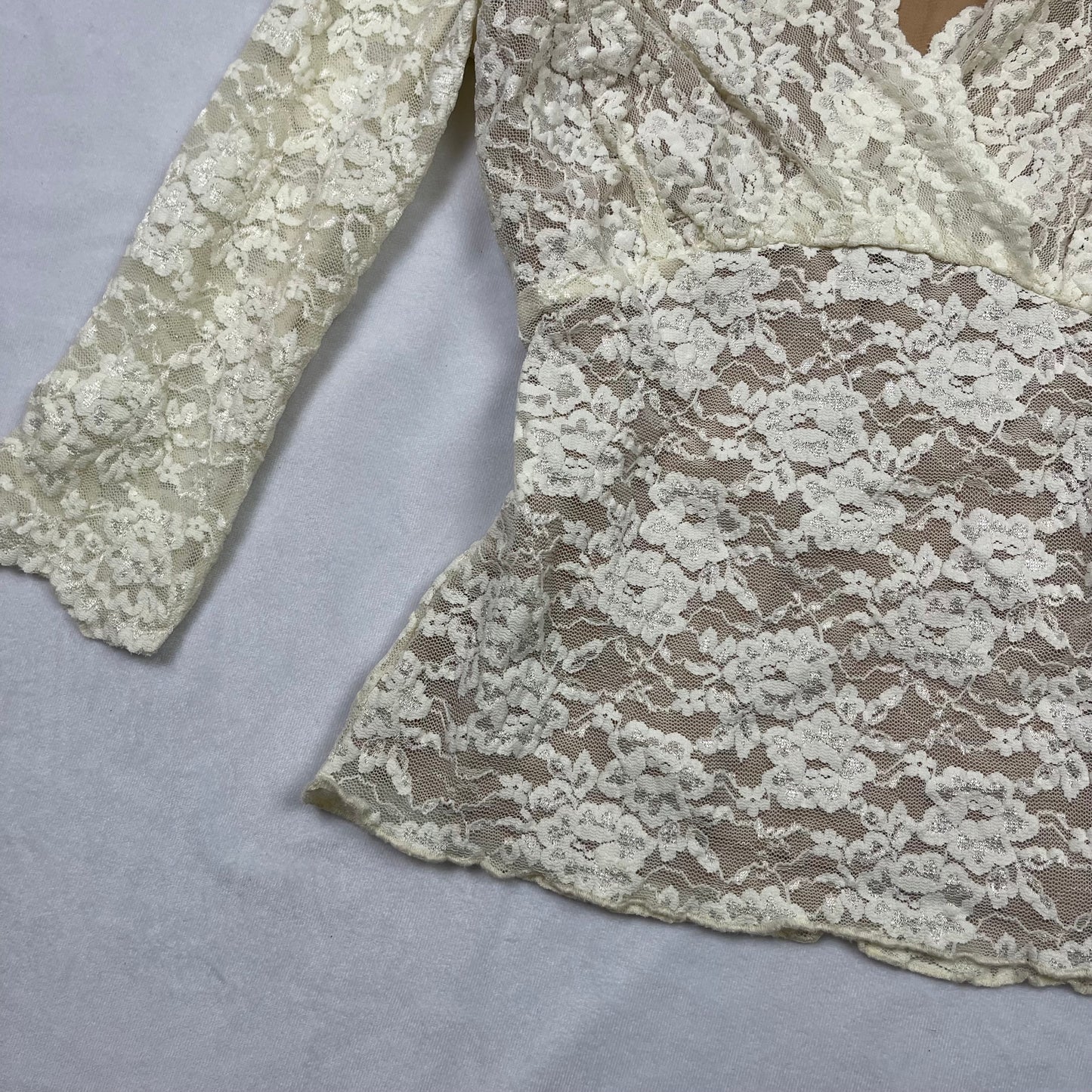 Coquette lace blouse (S)