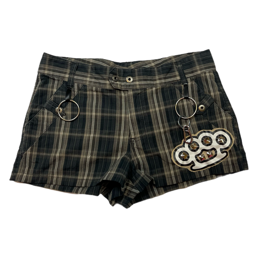 Emo upcycled brass knuckles shorts (29”)