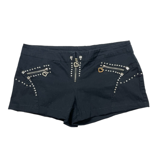 Y2K rhinestone mini shorts (29”)