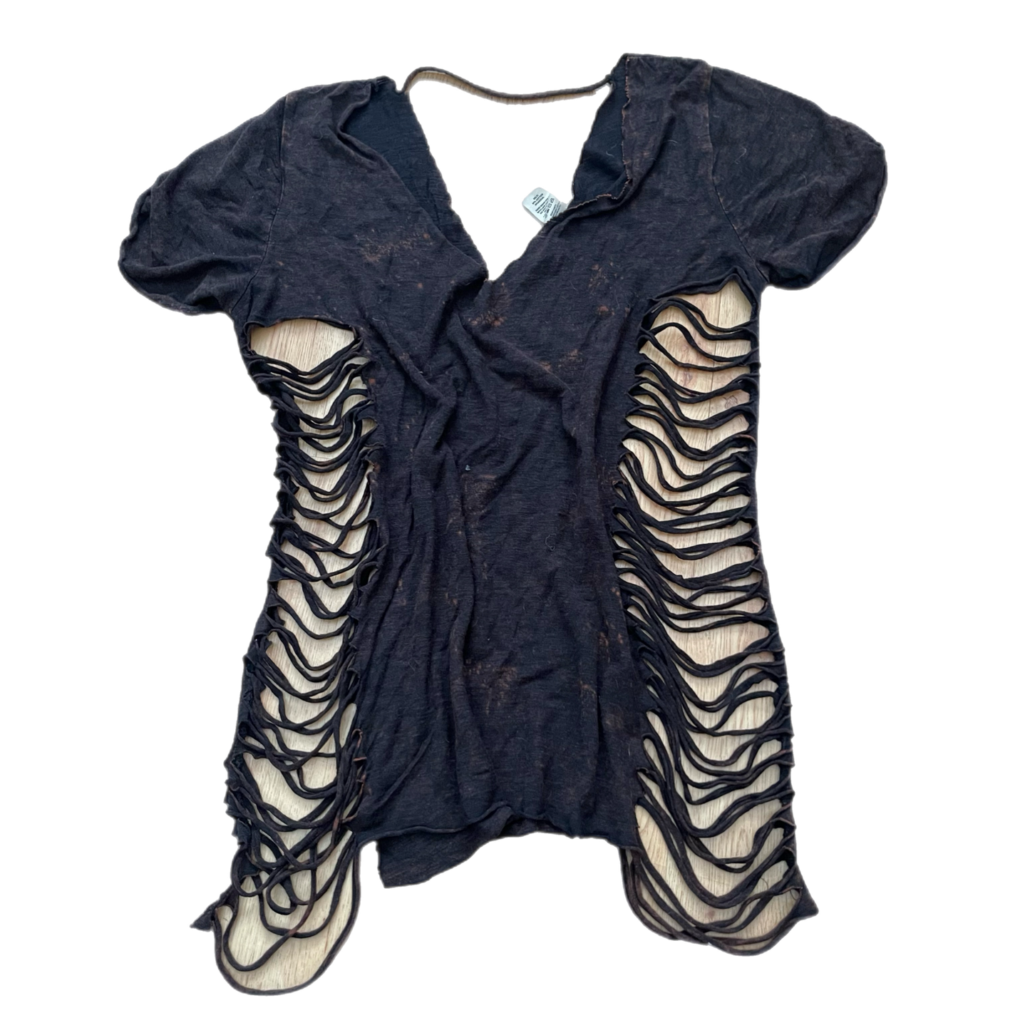 Grunge cut out slouchy top (M)