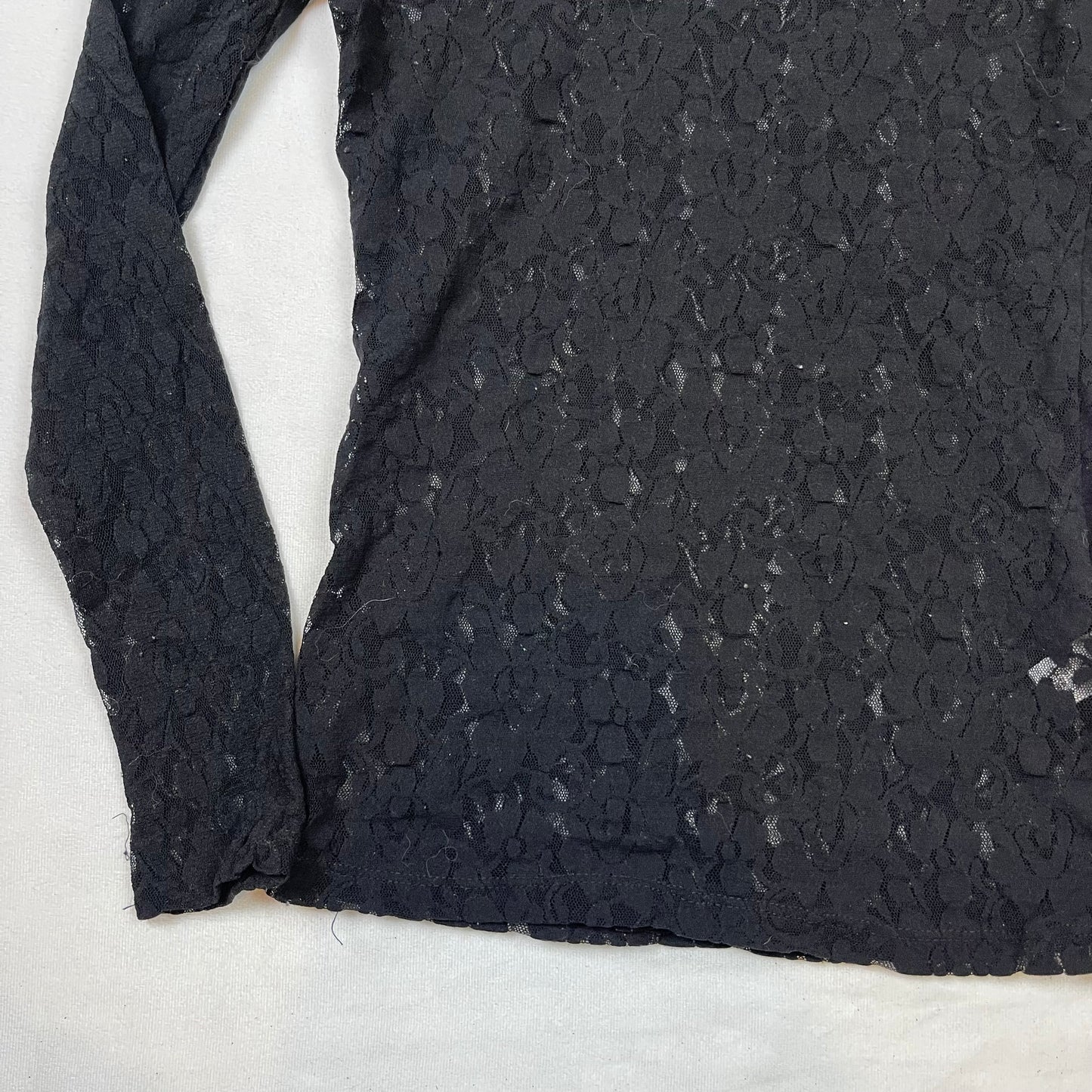 Coquette lace sheer top (S)
