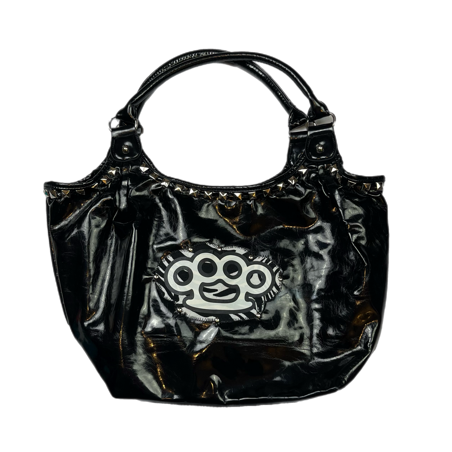 Emo upcycled pleather purse