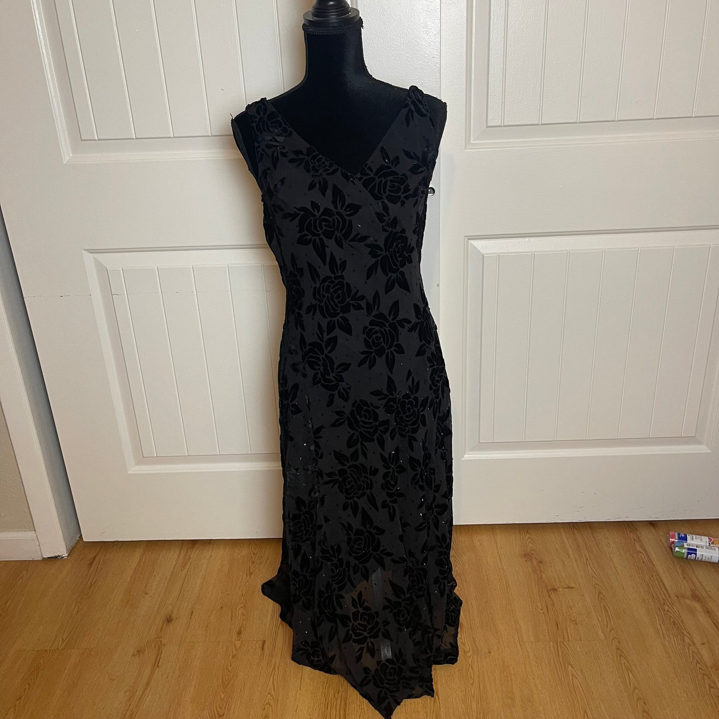 Whimsygoth floral party dress (L)