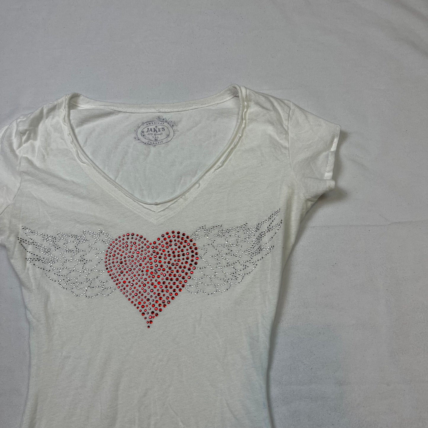 Mcbling rhinestone top (M)