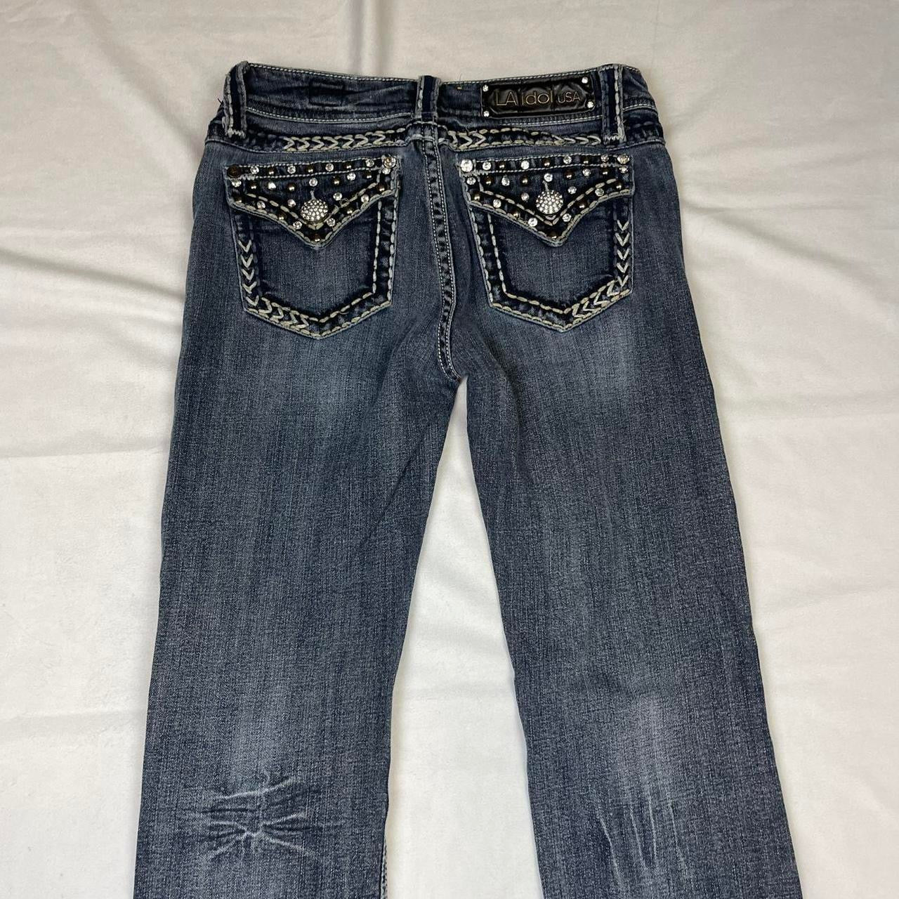 Mcbling la idol low rise jeans (28”)