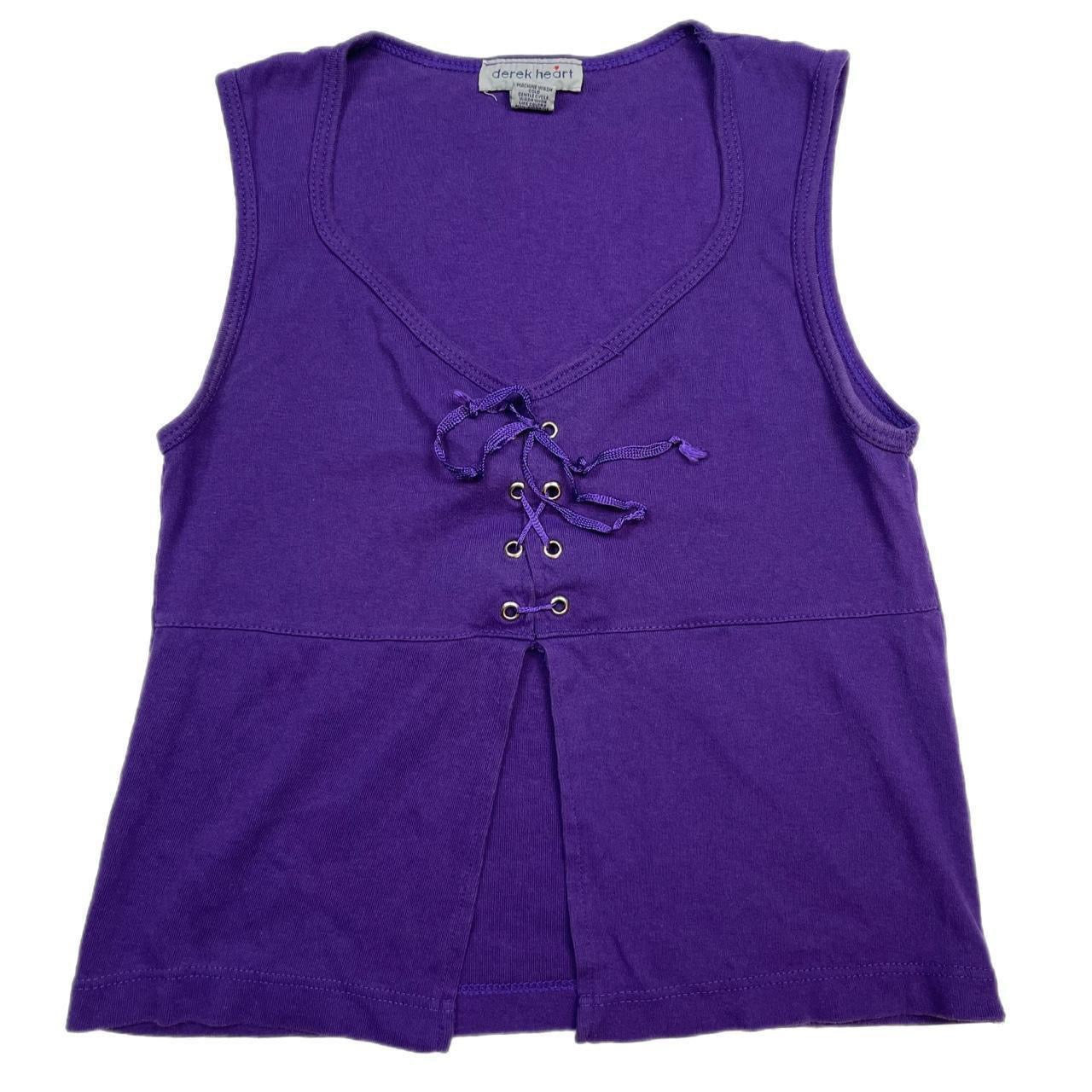 Y2K tie up slit top (M)