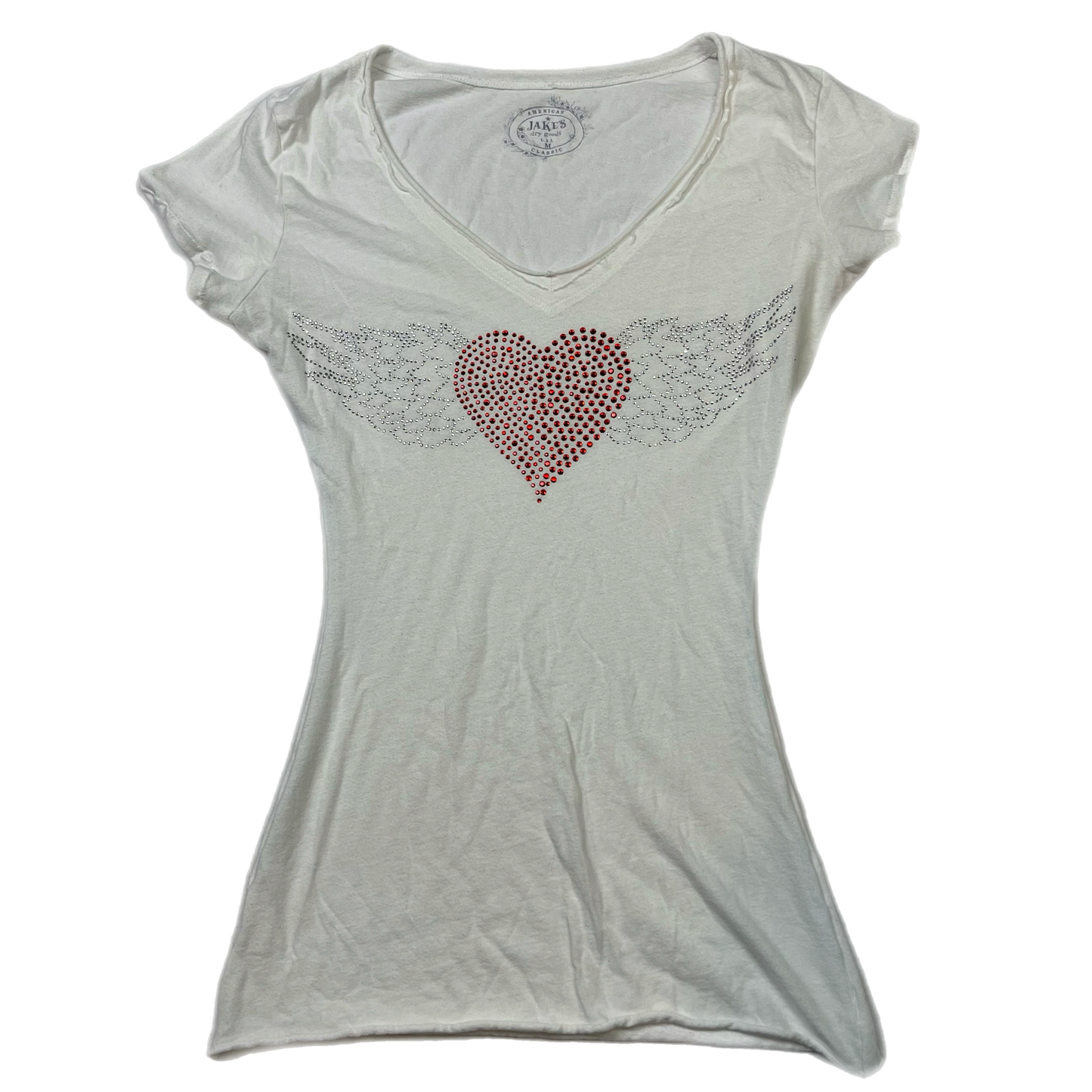 Mcbling rhinestone top (M)
