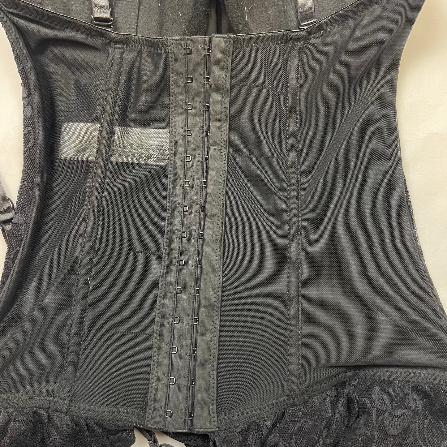 Grunge lace bustier corset top (L)