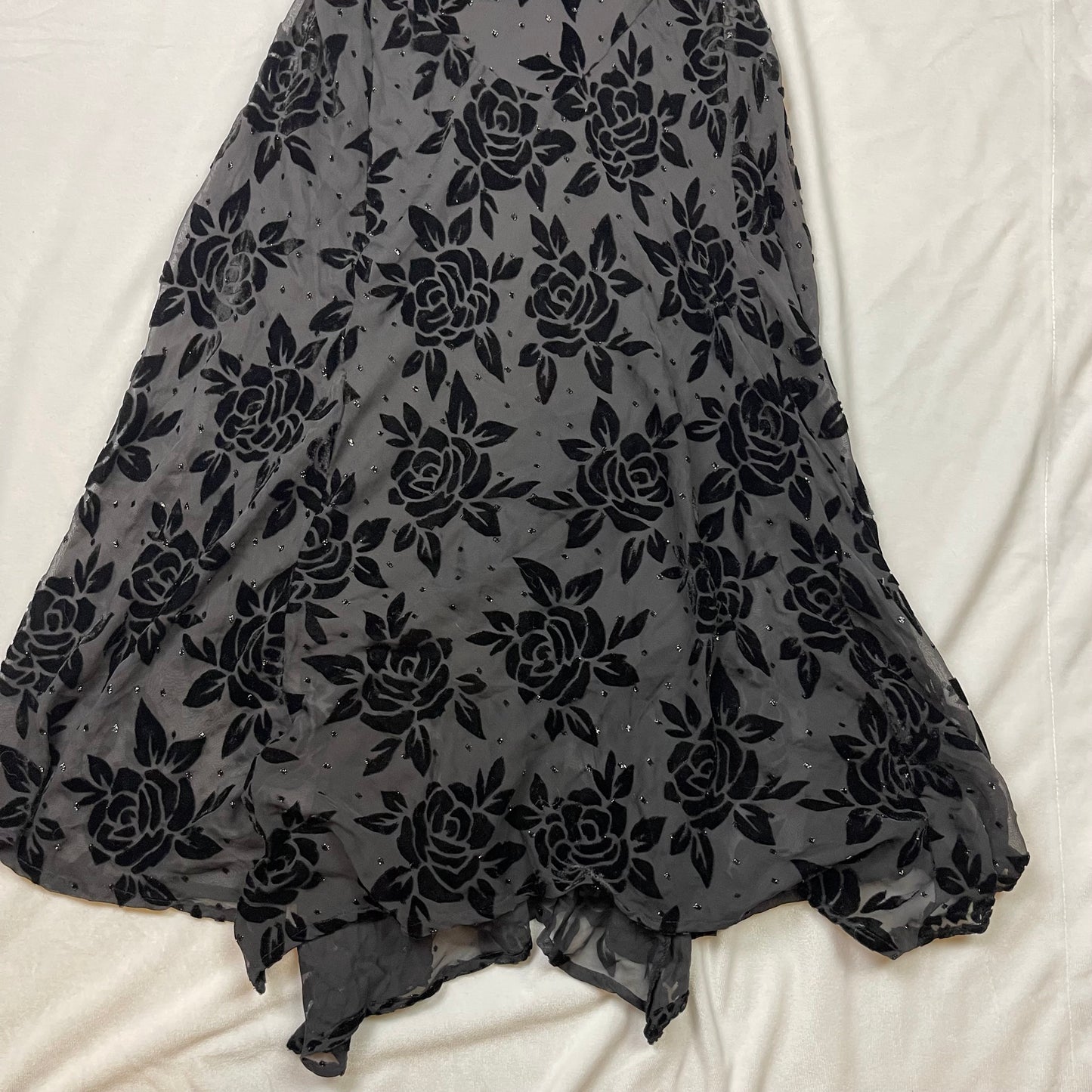 Whimsygoth floral party dress (L)