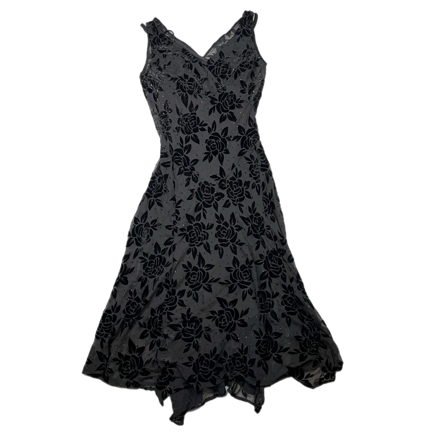 Whimsygoth floral party dress (L)