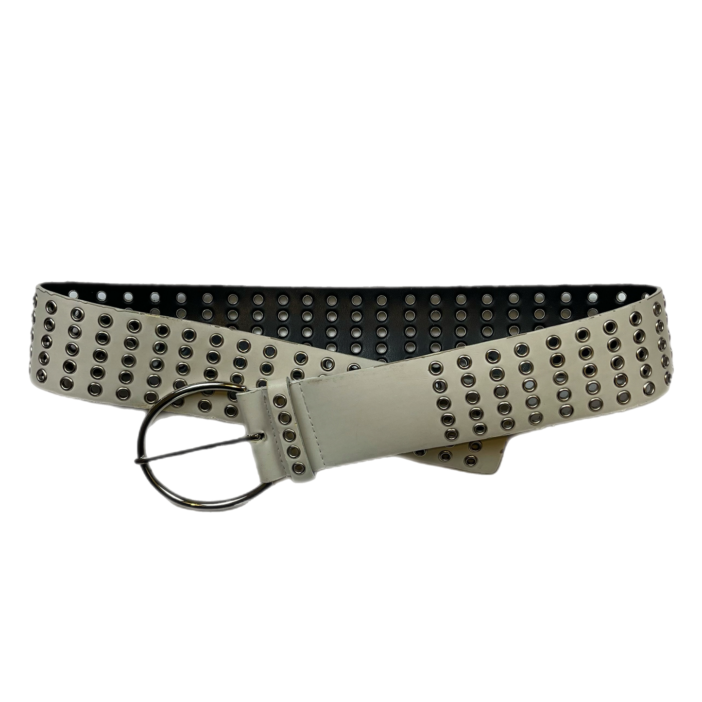 Emo triple row grommet belt (35”)