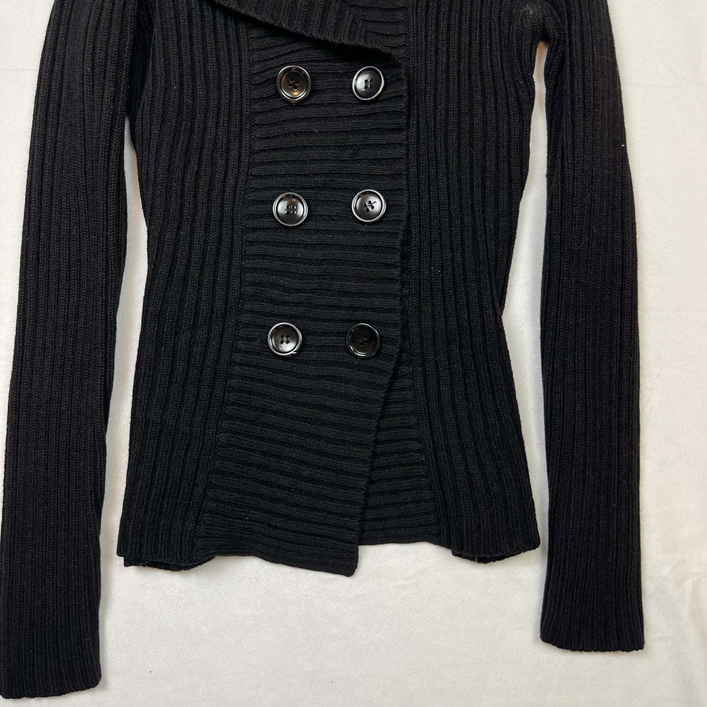 Grunge button knit cardigan (S)