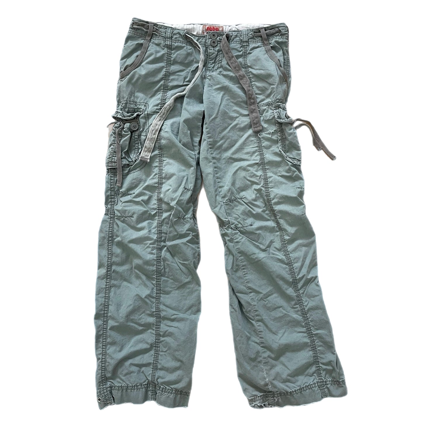 Grunge cargo low rise pants (30”)