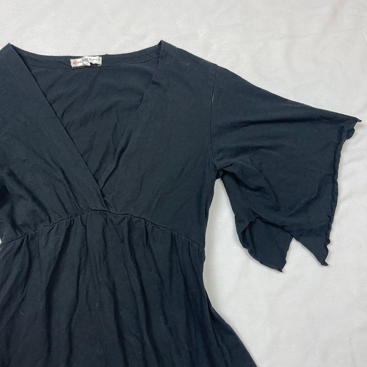 Whimsygoth babydoll flowy top (M)