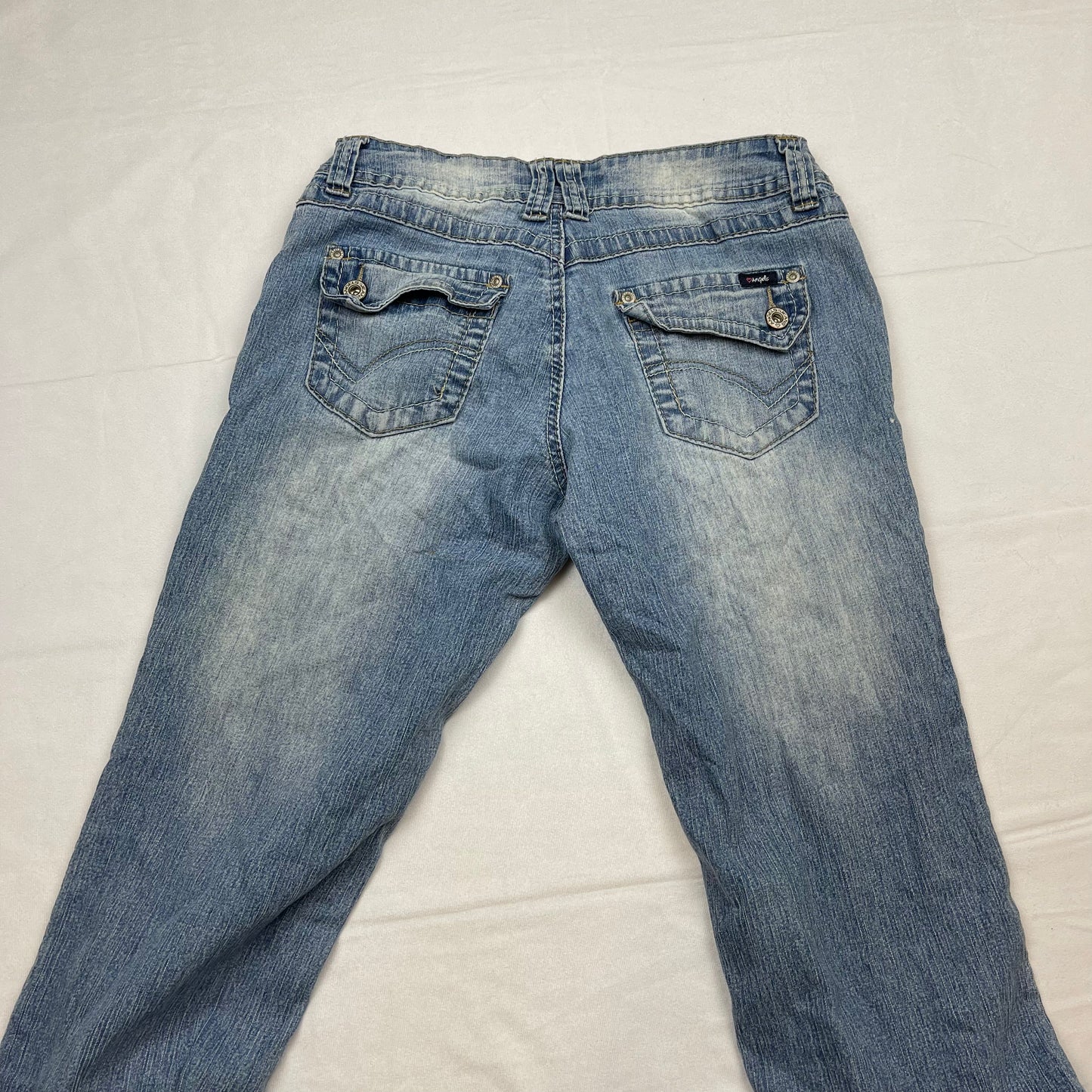 Y2K angels jeans (33”low)