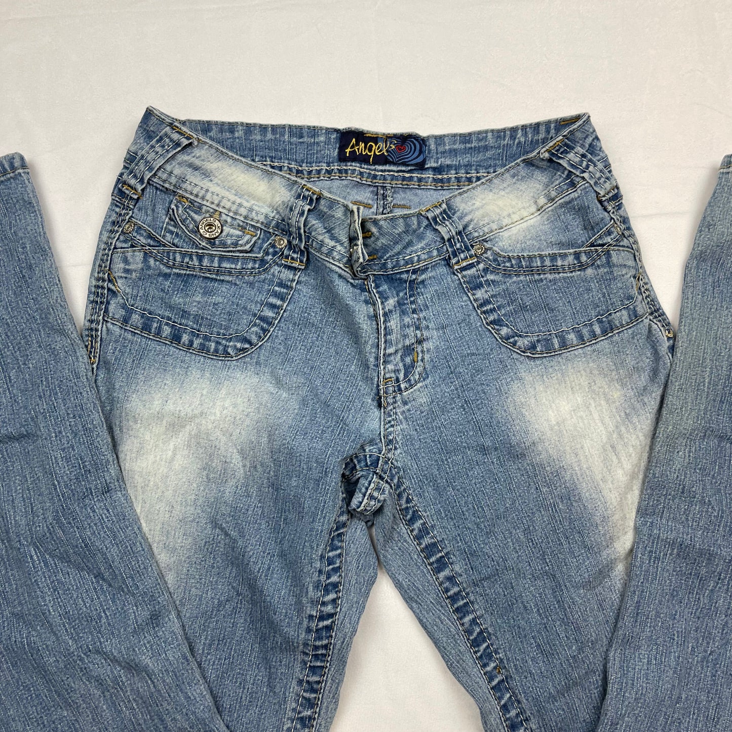 Y2K angels jeans (33”low)