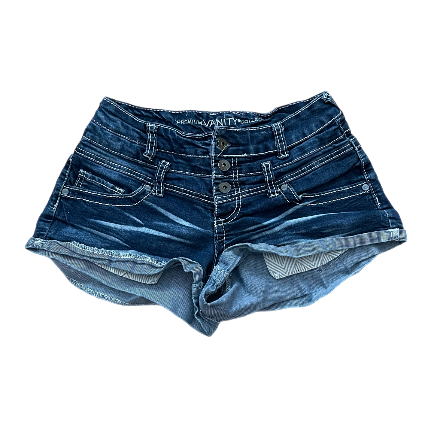 Y2K low rise mini shorts (27”)