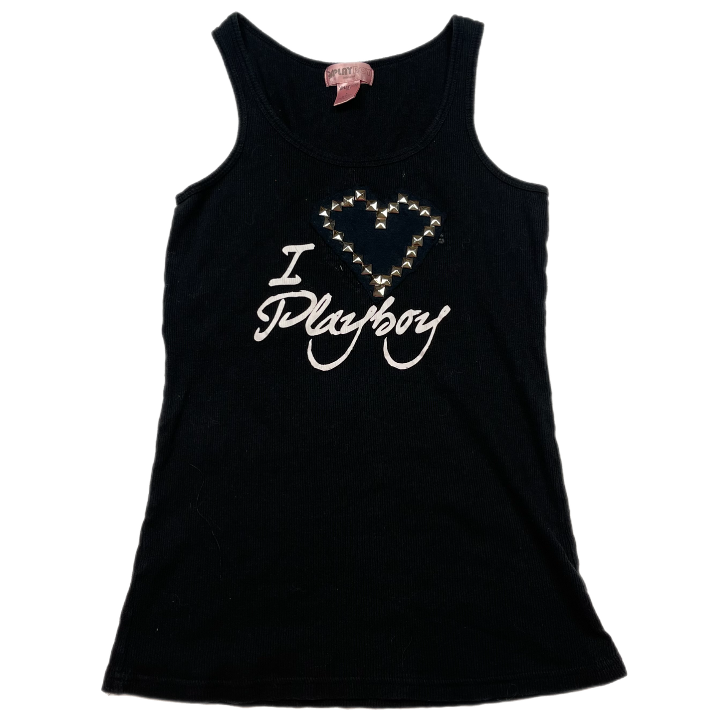 Y2K studded playboy top (L)