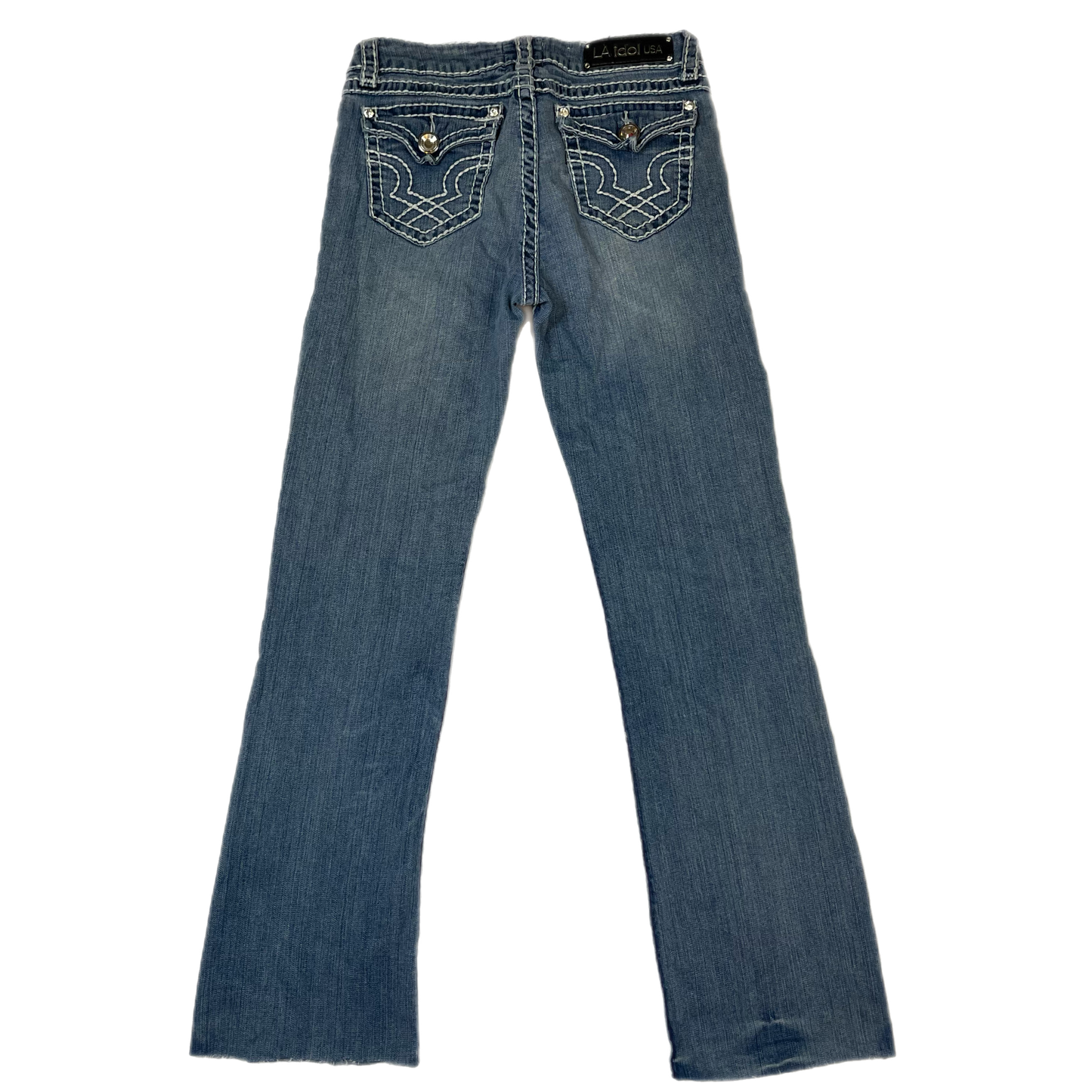 Y2K mcbling bootcut jeans (32”)