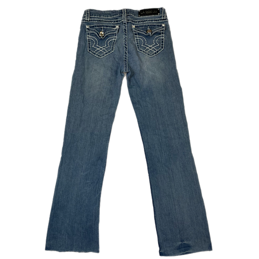 Y2K mcbling bootcut jeans (32”)