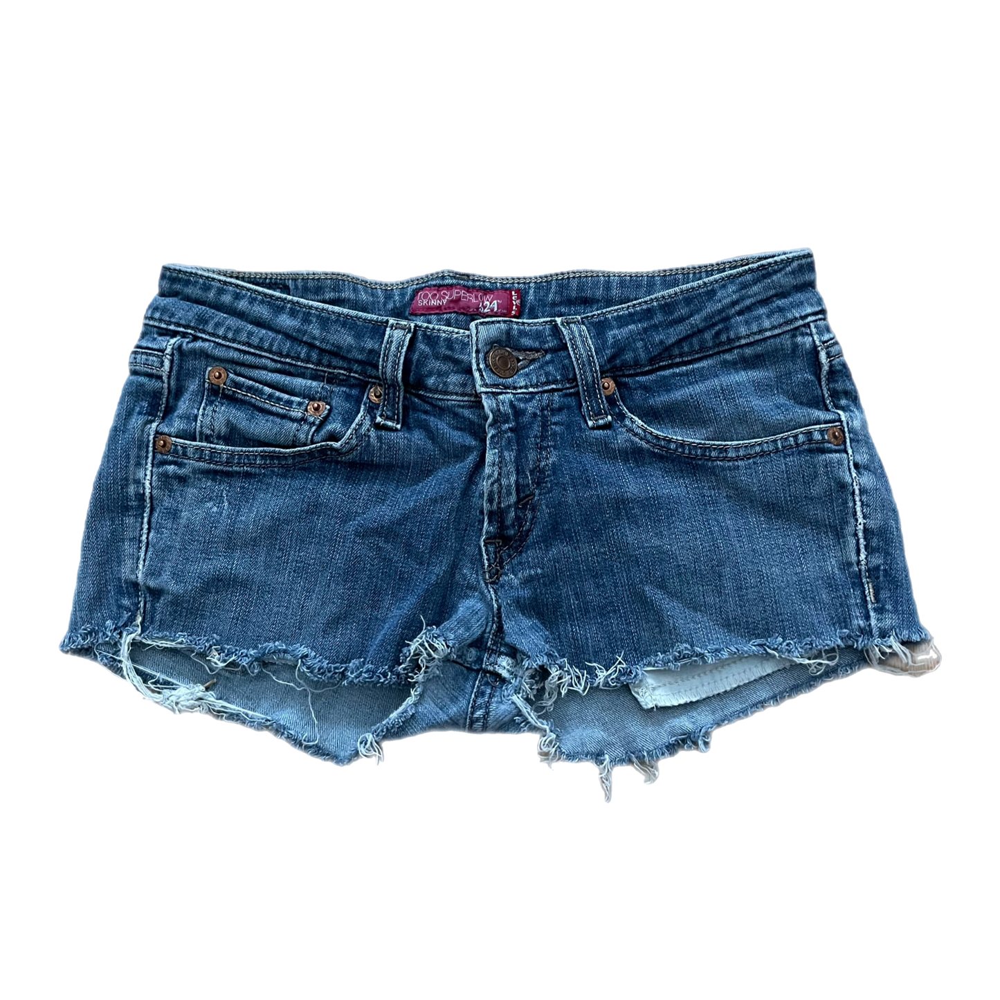 Y2K micro cut off shorts (27”)