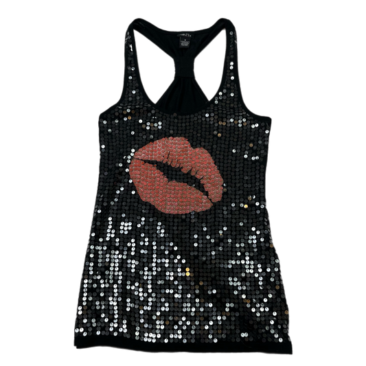 Y2K kiss sequence razor back top (M)