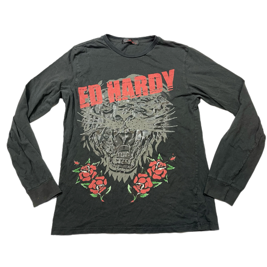 Y2K Ed hardy long sleeve top (L)