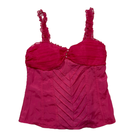 Y2K ruffle party top (S/M)