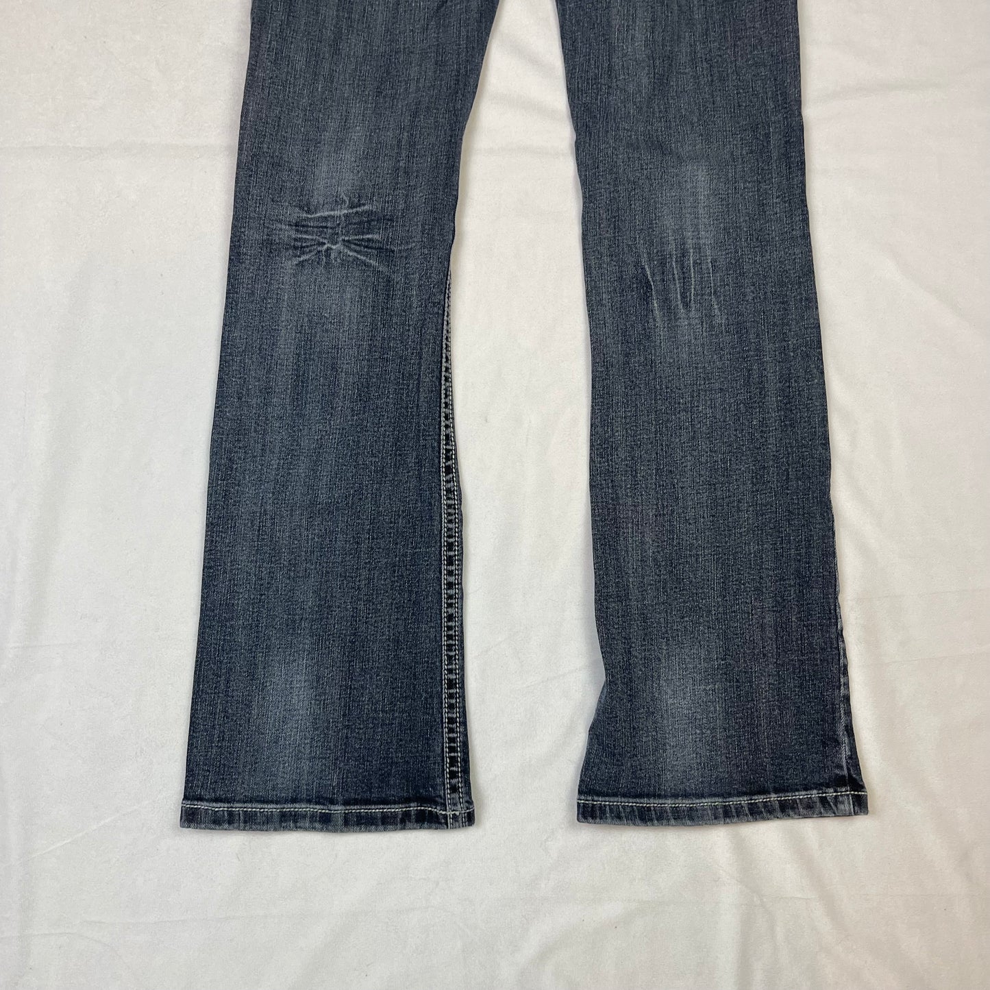 Mcbling rhinestone low rise jeans (28”)