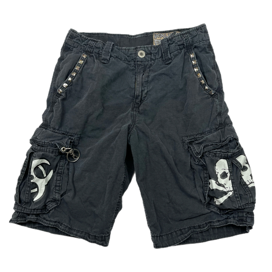 Emo upcycled baggy boy shorts (28”)