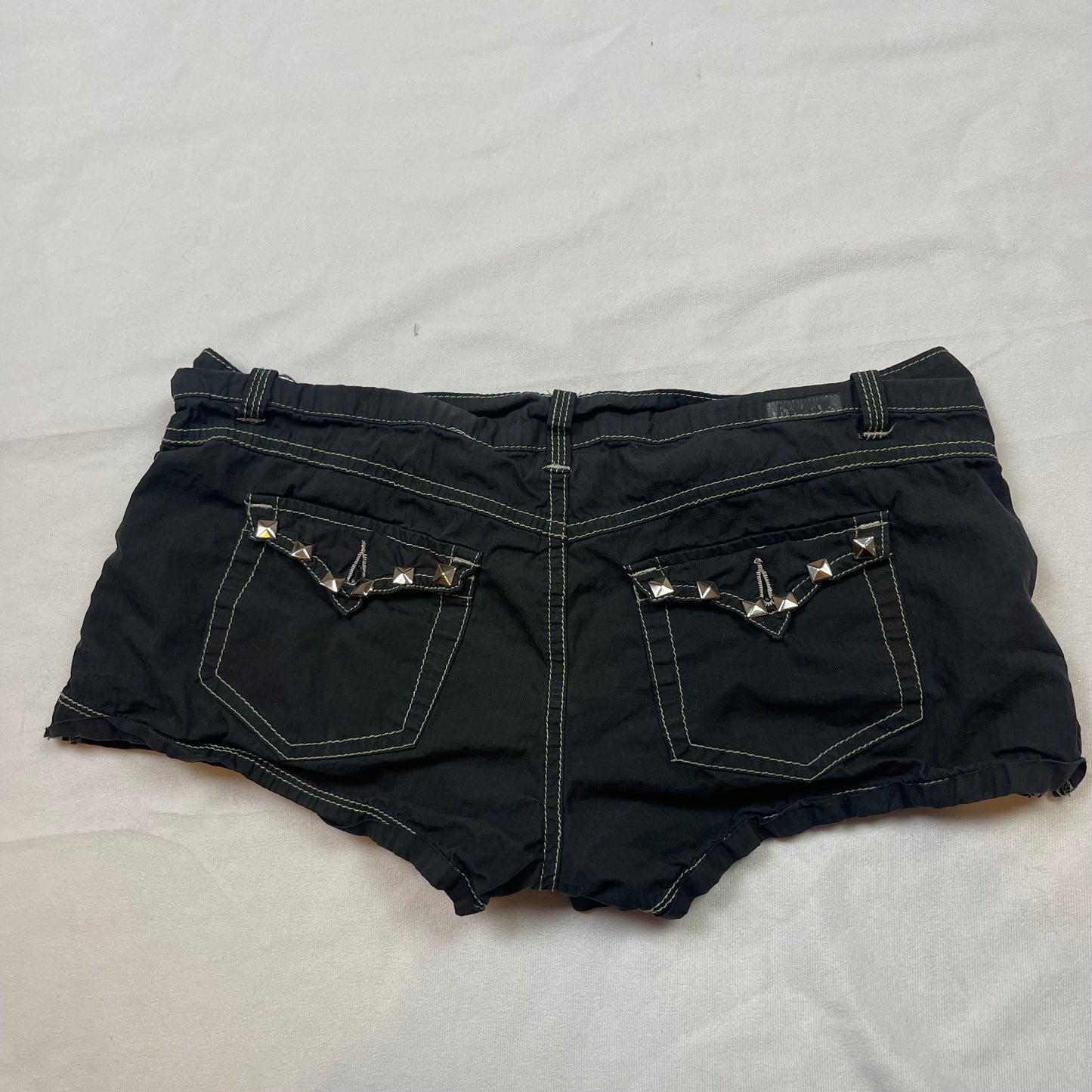 Emo upcycled micro shorts (30”)