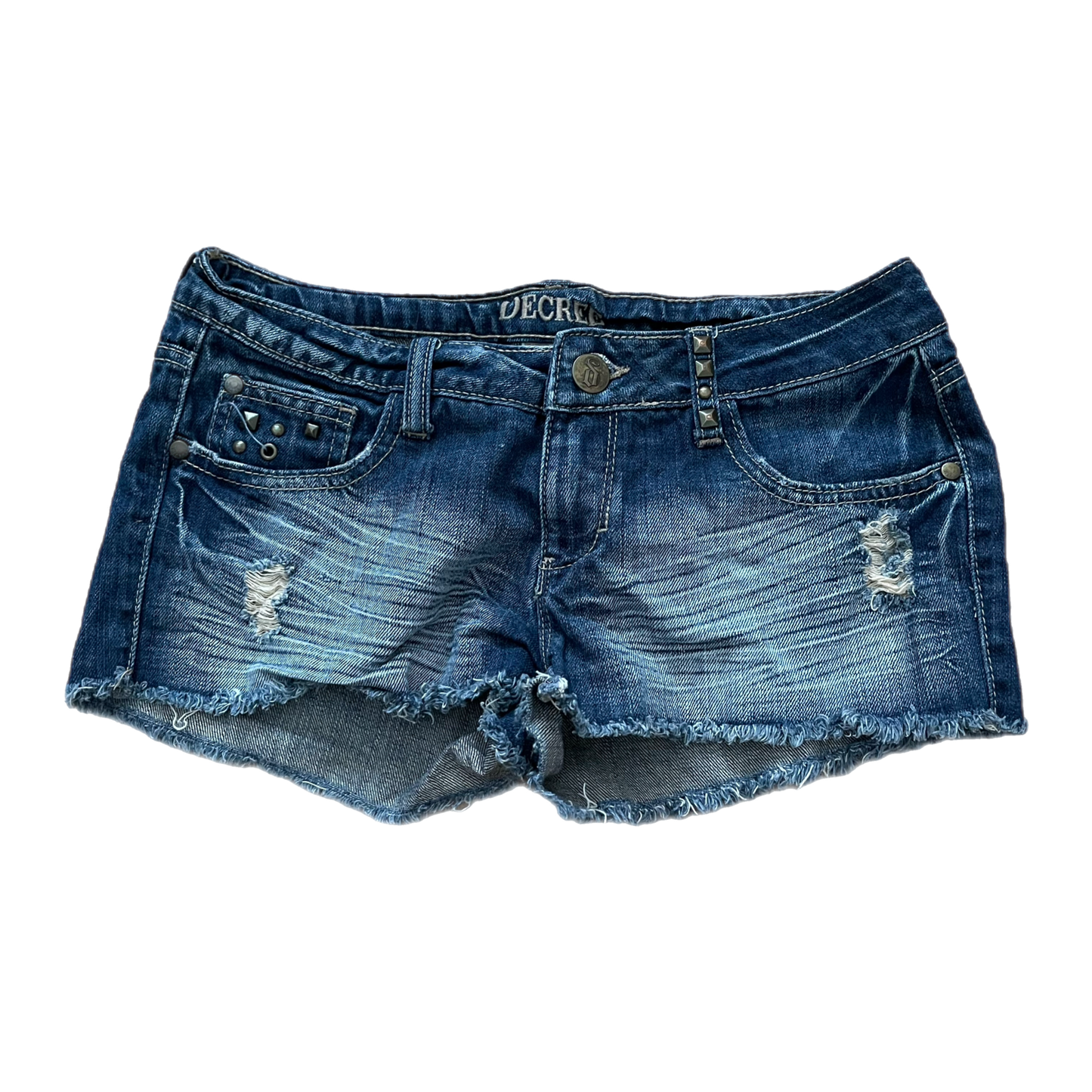 Y2K studded mini shorts (29”)