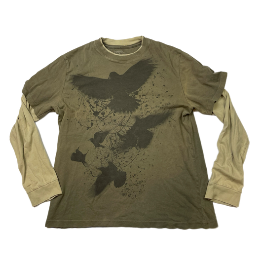 Grunge layered tshirt (L)