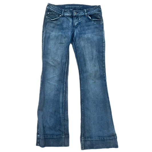 Y2K cuffed low rise jeans (31”)