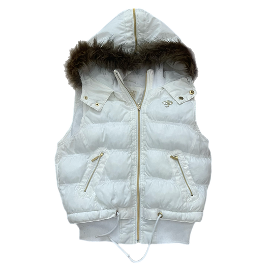 Y2K South Pole faux fur vest (M)